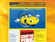 Tablet Screenshot of marek-piecesauto.fr